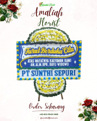 Papan Bunga Duka di Silo Karno Doga