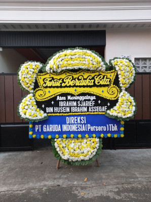 Papan Bunga Duka di Silo Karno Doga